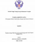 Warna Kristen Jawa (Perjumpaan Melalui Tradisi Islam Abangan dan Kristen di Sidoasri)