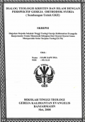 Dialog Teologis Kristen Dan Islam Dengan Perspektif Gereja Orthodok Syiria (Sumbangan Untuk GKE)