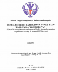 Bereklesiologi Dari Budaya Wunge Taun Bagi Jemaat GKE Baruyan (Upaya Bereklesiologi Kontekstual Menurut Model Antropologis dalam Rangka Bereklesiologi di Jemaat GKE Baruyan}